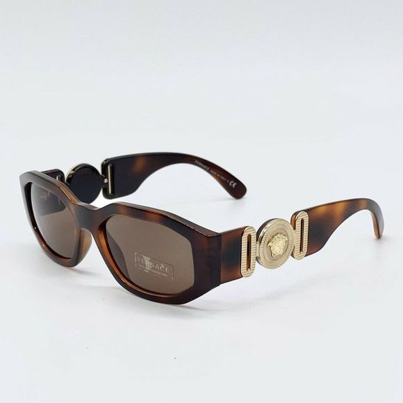 New! Versace Medusa Brown 40mm Sunglasses